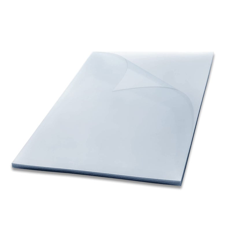 HOUYEE 100 حزمة من أغطية العرض التقديمية الشفافة، أغطية تقارير PVC، 12 مل، 8-1/2 × 11 بوصة، حجم الحروف - Image 4